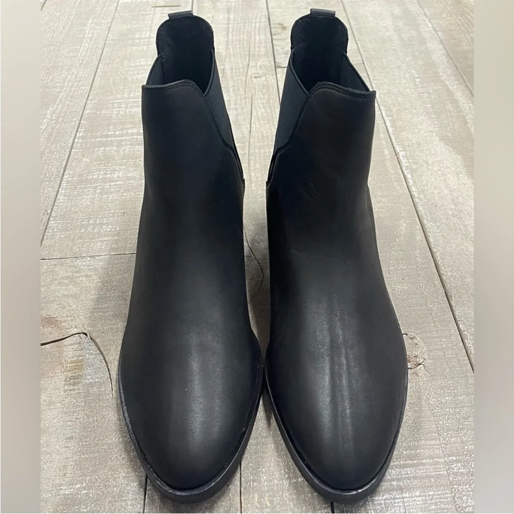 NWT Soludos Chelsea Bootie Marfa Leather in Black Size 8.5 - Picture 5 of 14